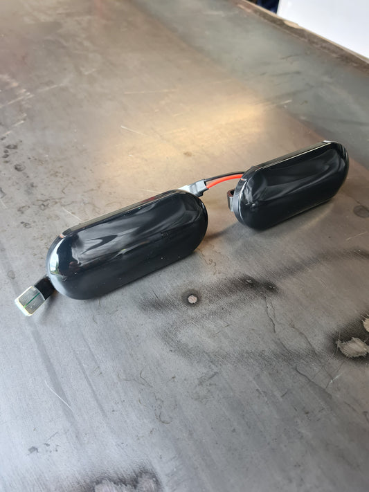 Sequential LED Side Markers – Black (Pair) – Ford Fiesta Mk6