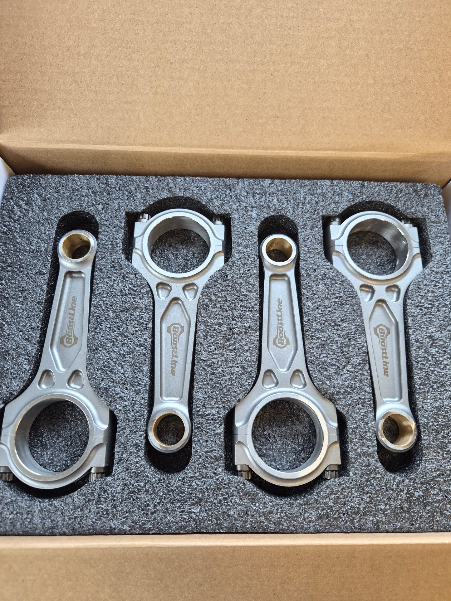 BoostLine Forged Connecting Rod Set – EA888 Gen 3 (22mm Wrist Pin)