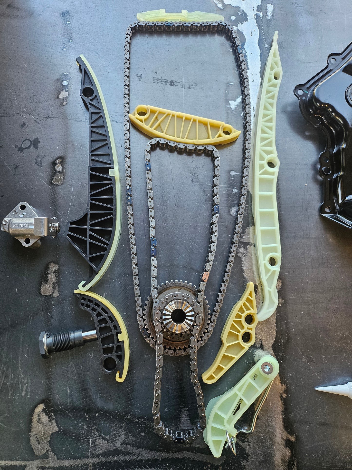 UNA Performance EA888 Gen 3 Timing Chain Installation Kit (Cover, Bolt & Fitting Parts)