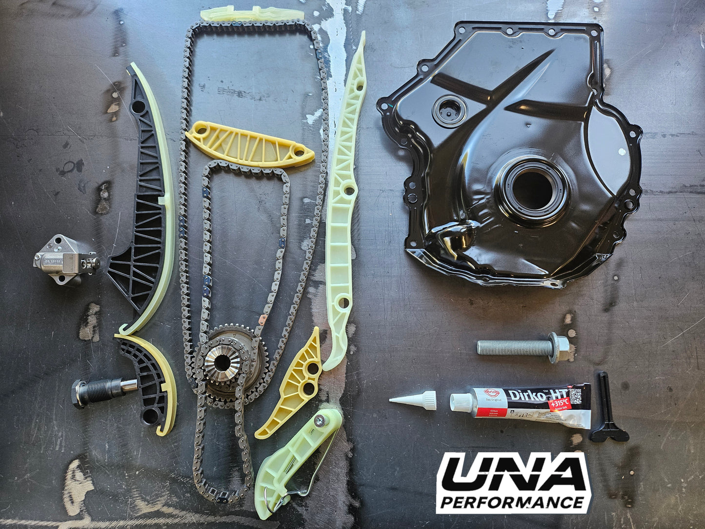 UNA Performance EA888 Gen 3 Timing Chain Installation Kit (Cover, Bolt & Fitting Parts)